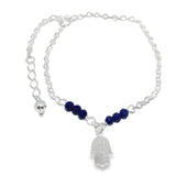 Pulsera Mano de Fátima Azul