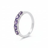 Anillo Amatista Piedras Preciosas 7