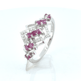 Anillo de Piedras Preciosas con Circonia