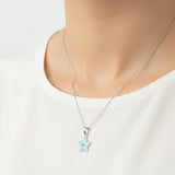 Dije para Pulsera y Collar de Estrella Azul