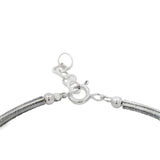 Pulsera Rigida de Plata con Dije de Sol