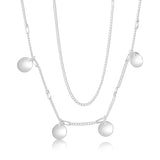 Collar Doble con Círculos