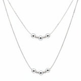Collar con Bolitas de Plata