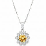 Collar Rosa de Citrina