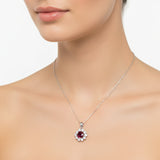 Collar Rosa de Granate