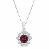 Collar Rosa de Granate