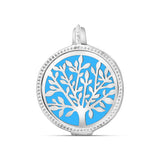 Dije Árbol y Flores Negro