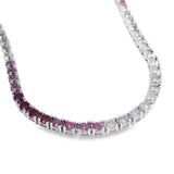 Collar Circonia Rosa