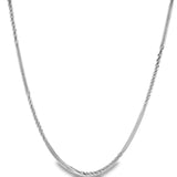 Cadena De Plata Brillo Lunar 45 CM