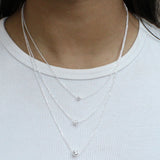 Collar con Esferas de Plata