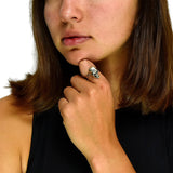 Anillo Calavera De Plata