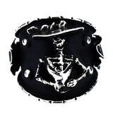 Anillo Catrina Mariachi Oxidado De Plata
