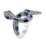 Anillo De Plata Con Marquesita