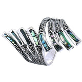 Anillo De Plata Con Marquesita