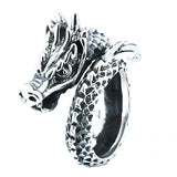 Anillo Dragón De Plata