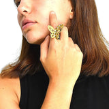 Anillo Mariposa De Plata