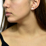 Arete Trepador 2 Flores 2 cristales