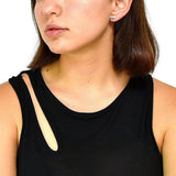 Aretes De Infinito De Plata Con Cristal