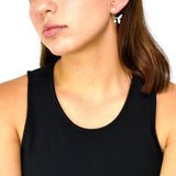 Aretes De Plata Con Circonia Trepadores Sirena