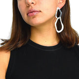 Aretes De Plata Ondas