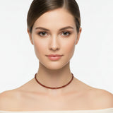 Collar de Red con Cristales