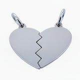 Dije Corazón Pareja De Plata