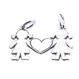 Dije De Niños Sosteniendo Un Corazón