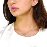 Dije Flecha Infinito De Plata