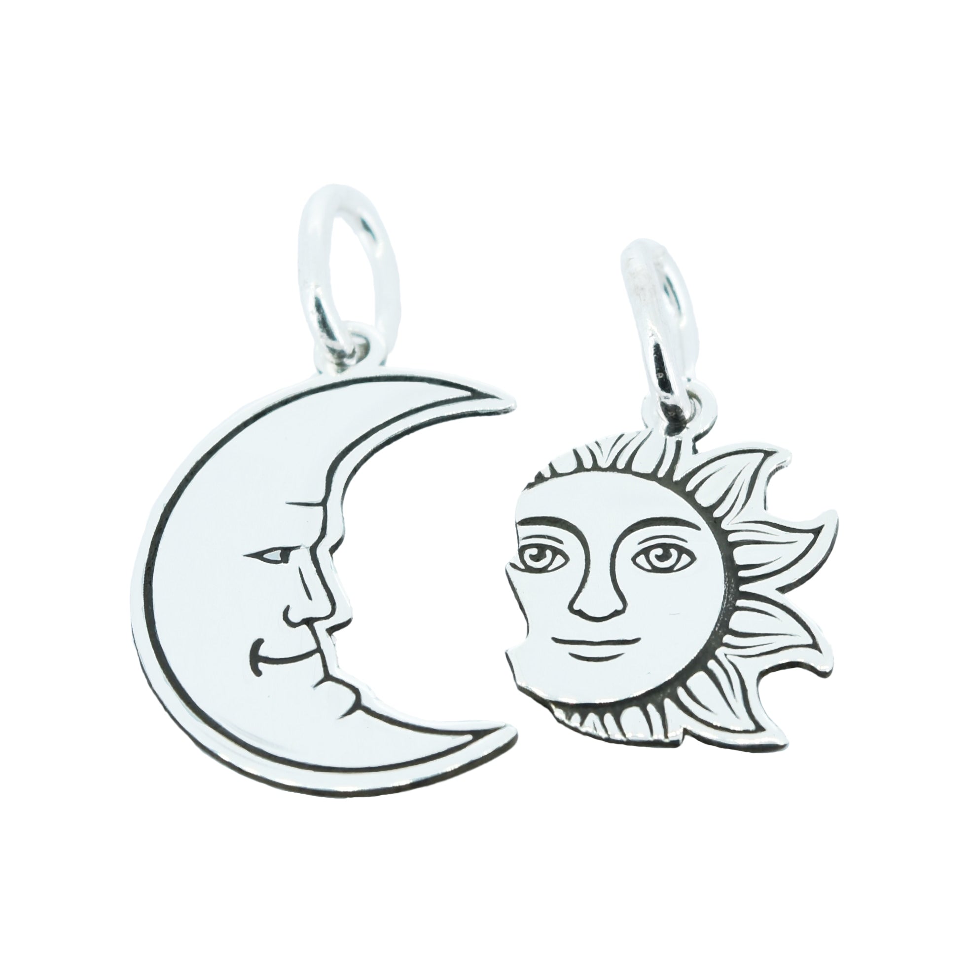 Dije Para Compartir Sol Y Luna Plata 925 Plarte