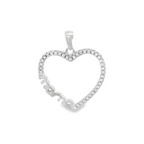 Dije de Corazon con Circonia Circonia