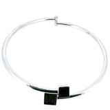 Gargantilla Plata Cubos