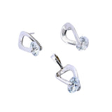 Juego De Plata Con Circonia