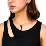 Juego Figuras Geométricas Plata Con Marquesita