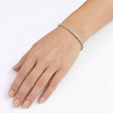 Pulsera Ophelia Tenis de Diamantes Lab 3ct, Oro 14K