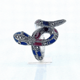 Anillo De Plata Con Marquesita