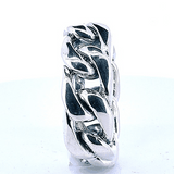 Anillo Cadena De Plata