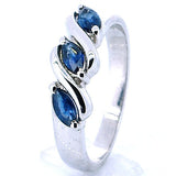 Anillo De Plata Con Piedras Preciosas