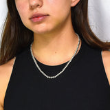 Collar De Plata Bolas