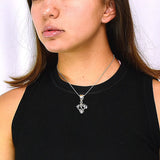 Dije Catrina Oxidado De Plata