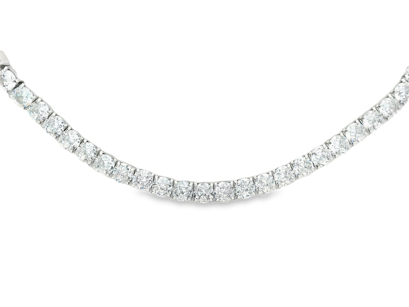 Collar de Tenis Plata con Circonia