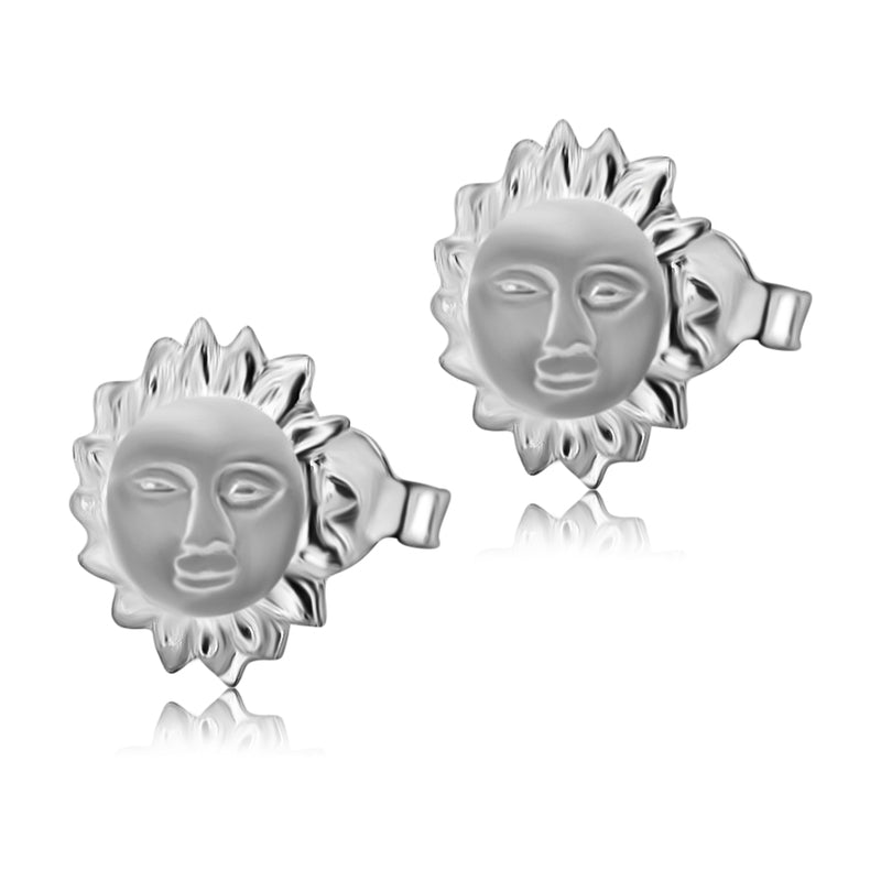 Aretes De Sol De Plata