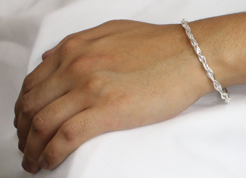 Pulsera de Plata Trenzada