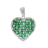 Dije de Corazon Piedras Preciosas
