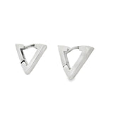 Arete de Plata con Forma de Triangulo