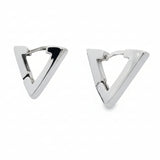 Arete de Plata con Forma de Triangulo