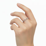 Anillo de Infinito de Plata con Circonias 6