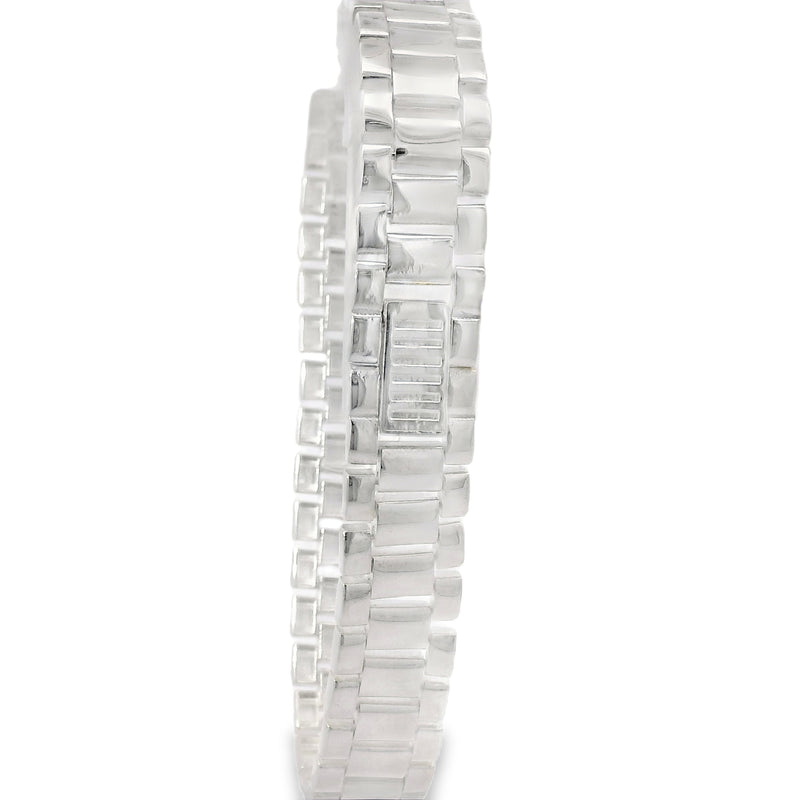 Pulsera de Eslabones Tipo Reloj