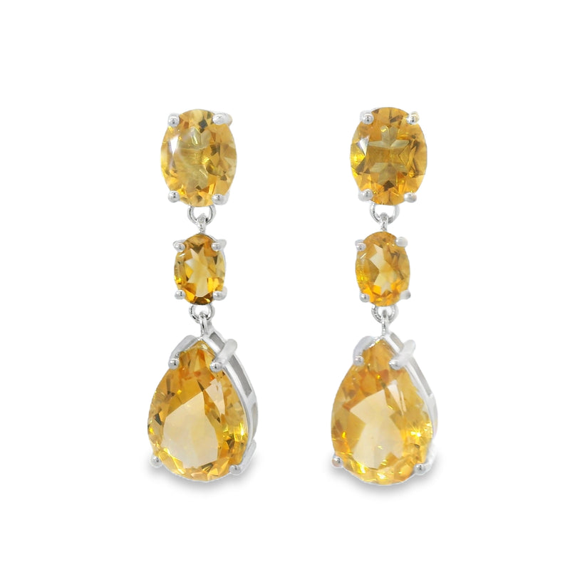 Arete de Piedra Natural de Gota Amatista