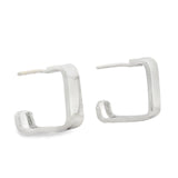 Arete Cuadrado de Plata