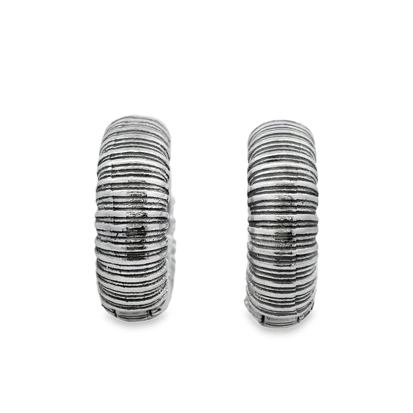 Arete de Bali de Plata